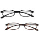 Opulize FLY Reading Glasses Rounded Mens Womens Spring Hinges Inc Pouch R67